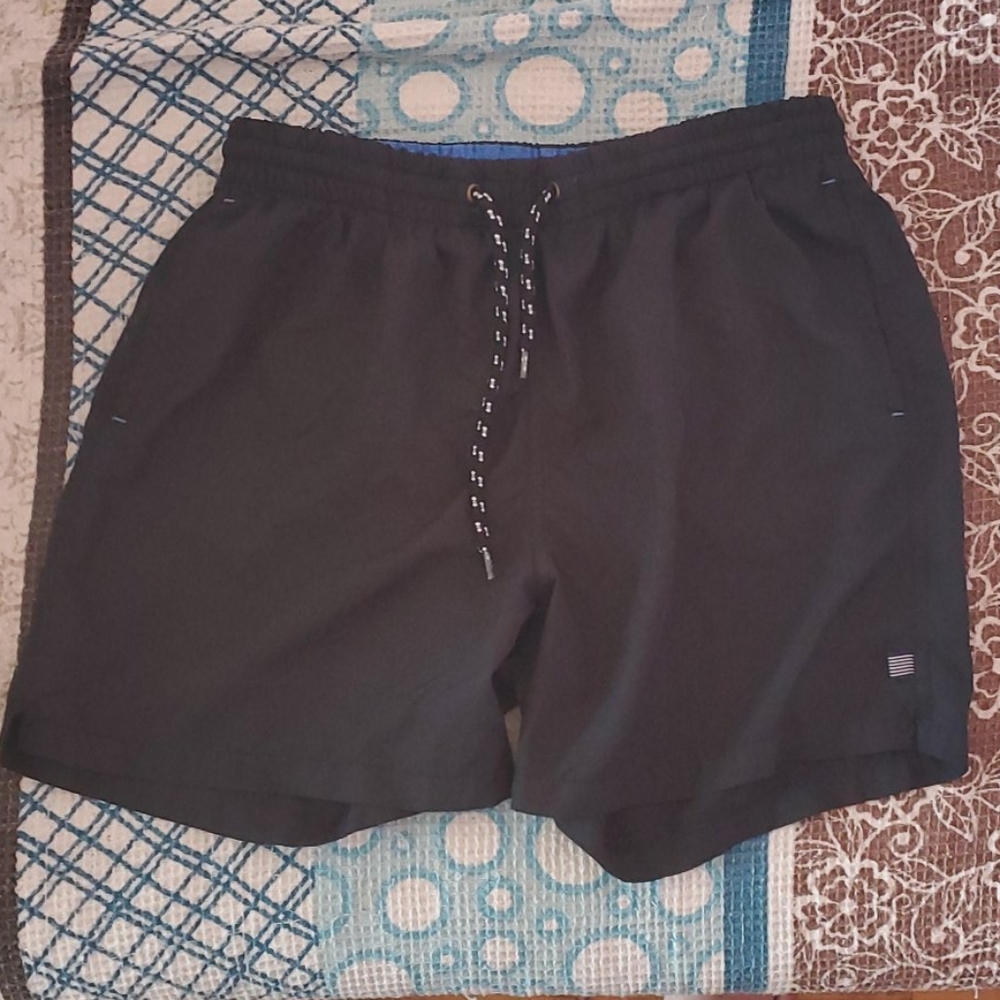 Men's Black Swim Trunks